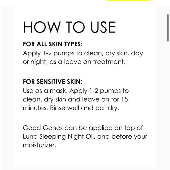 Sunday Riley Good Genes Lactic Acid Treatment Skincare Sephora Deluxe Sample - Picture 4 of 4